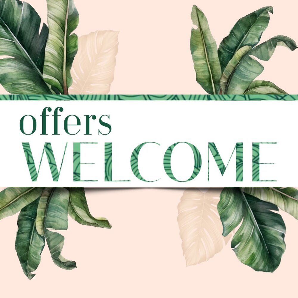 Offers Welcome!
